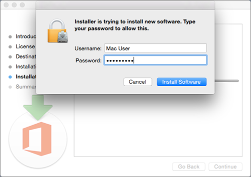 how to download and install ms office on mac
